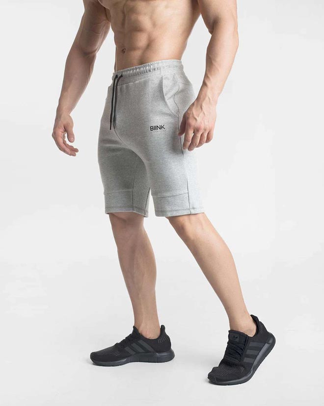 CrossFleece Shorts - Marl Grey