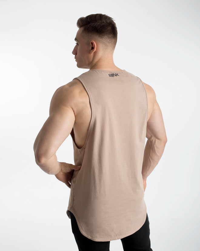 Cut-Off Tank - Taupe