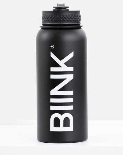 BIINK Stainless Steel 1L Water Bottle - Matte Black