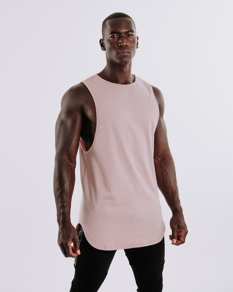 Cut Off Tank - Rose Taupe