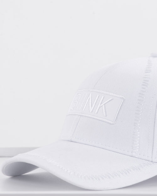BIINK Logo Embroidery Cap - Triple White