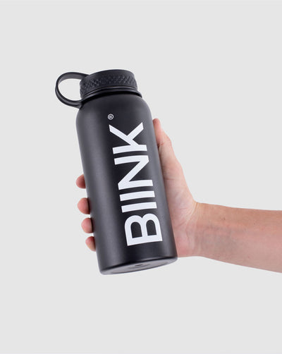 BIINK Stainless Steel 1L Water Bottle - Matte Black